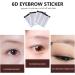 LALADEFIEE 4pcs Eyebrow Stickers Eyebrow Transfer Stickers Water Transfer Eyebrow Sticker False Eyebrows Cosmetics Imitation Eyebrow Artificial Eyebrow 6d Hair-like Eyebrows Stickers - Buy Online on GoSupps.com