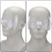 4 Pcs Transparent Eye Coverings - Ventilated Plastic Eye Protection for Men & Women | Breathable Eye Care Supplies to Prevent Sand & Gravel - Buy Online on GoSupps.com