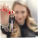 DOITOOL Lash Extension Supplies 10 Pcs Keychain Mascara Brush Golden Ring Miss With Diamond Empty Mascara Wand - Buy Online on GoSupps.com