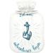 Naanle Vintage Sea Anchor Hot Water Bottle - 1L Transparent Cover for Pain Relief & Therapy | Ideal for Bed Hands & Feet - Buy Online on GoSupps.com