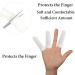 YSFVNP 30 Pcs Finger Bandage - Tubular White Finger Protector Gloves for Sweatproof Protection - Buy Online on GoSupps.com