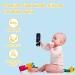 Remote Control Shape Baby Teething Toys | Soft Silicone Teether Toy (Black+Beige) | BPA Free & Relief for Babies 0-12 Months - Buy Online on GoSupps.com