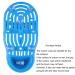 Kissbuty Magic Feet Cleaner - Easy Foot Scrubber & Massager for Unisex Adults - Blue - Buy Online on GoSupps.com