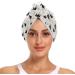 Shop Black Cat Dry Hair Cap - Quick Drying Towel Set with Button Headband | Super Absorbent & Comfortable for All Hair Types - Buy Online on GoSupps.com