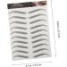 FOMIYES 12 Sheets Imitation Eco Eyebrow Sticker Stickers Artificial Eyebrow Makeup Brow Sticker Stich Hair 1 count (Pack of 1) Blackx2pcs - Buy Online on GoSupps.com
