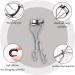 DALAETUS 13 Pcs Stainless Steel Lash Curler Set Eyelash Curler with Silicone Pad Steel Eyelash Brush Eyelash Comb Disposable Brushes Assist Clip Partial Curler for Women - Buy Online on GoSupps.com