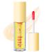 LOPHE Plumping Lip Oil Makeup Lip Gloss Fruit-Flavored Lip Care Oil Long Moisturizing Lip Gloss Tinted Lip Oil Non-Sticky FInish High-Shine Hydrating Light Clear Liquid Lipsticks(Lemon-Yellow)