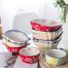 Soup Bowl Ceramic with Handle Japanese-Style Hand Painted Glaze Tableware Salad Noodles Kitchenware - Buy Online on GoSupps.com