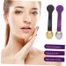 Mipcase Cuill res De Massage Oculaire En Alliage De Zinc 2 Pi ces T te Ronde Violet Et Noir Massage Professionnel Contour Des Yeux Outil Portable Pour Soins Quotidiens - Buy Online on GoSupps.com