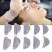 Shell Pink Lash Lift Rod Silicone Soft Extra Wide Eyelash Curling Pad 5 Pairs Touch Rounded Washable for Home and Professional Beauty Salon Use