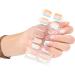 QHHVAIT Semi Cured Gel Nail Polish Stickers Fashion Design Classical Strips Waterproof Adhesive Full Wraps Gel Nail Art Stickers Style Bsg070 - Buy Online on GoSupps.com