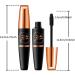 EDAT Waterproof Thick Lengthening Silk Fiber Mascara 4D Silk Fiber Mascara for Eyelashes for Women Black Long Lasting Smudge Resistant Curly Eyelash Mascara3Pcs - Buy Online on GoSupps.com