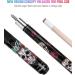 Pathline Pool Cue Stick - 58 Canadian Maple 13mm Tip Billiard Stick Black/Skull Design - Buy Online on GoSupps.com