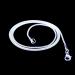 16 Shining White Brightening Snake Chain Necklace - 925 Silver Plated - DIY Jewelry Making Kit - Buy Online on GoSupps.com