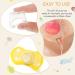 10PC Silicone Rings for Pacifier Chains - Soft Transparent Baby Pacifier Holders & Clips - Buy Online on GoSupps.com