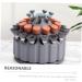 Healeved 1pc Grinding Head Storage Box Rotary Tool Nail Implements Nail File Bits Manicure Tools Holder Acrylic Display Risers Nails Nail Drill Organizer Holder Pe Base Cellular To Rotate - Buy Online on GoSupps.com