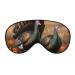 Sleep Eye Masks Thanksgiving Pumpkin Turkey Sleep Eye Mask & Blindfold with Elastic Strap/Headband for Women Men Sleep Travel Nap