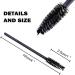 MAGIC SKIN 100pcs black mascara brush eyebrowcosmetic makeup brush tool kit (100 pcs) - Buy Online on GoSupps.com