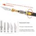 NEWISHTOOL Precision Hobby Knife Set for Architecture Modeling, Scrapbooking, Woodworking - Sharp Exacto Knife for Pumpkin Cutting and Fine Detail Work - Buy Online on GoSupps.com