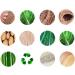 Eco-Friendly Carbonated Bamboo Peeling Washers | 2-Part Shower Gloves for Body Care - Buy Online on GoSupps.com