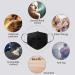 100PCS Black Disposable Face Masks | 3-Layer Filter Protection | Breathable Dust Masks with Elastic Ear Loop | for Men and Women - Buy Online on GoSupps.com