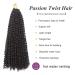 7 Packs 18 Inch Water Wave Synthetic Braids for Passion Twist | Goddess Locs & Bohemian Locs Hair Extensions | 22 Strands/Pack 1B - Buy Online on GoSupps.com