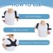 2 Pcs Comfortable Posture Corrector Set for Men and Women - Upper & Lower Back Support Brace for Pain Relief - Adjustable Spinal Straightener for Shoulder and Neck - Physio Active Wear - Buy Online on GoSupps.com
