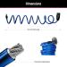 Master Lock 8127TRI Bike Lock Cables 3 Pack Keyed-Alike - Blue/Green/Red - 6 ft. Long - Buy Online on GoSupps.com