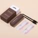 Eyebrow Stamp Kit Eyebrow Stamp Eyebrow Shaping Makeup Kit for Women Girls Durable and Waterproof Eyebrow Stamp Stencils Kit (Dark Brown) - Buy Online on GoSupps.com