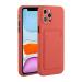 Tivenfezk Nadoli Silicone case for iPhone 15 Pro Ultra thin shockproof scratch -resistant wallet soft TPU protective cover mobile phone case with credit card holder iphone 15 per plum red