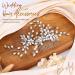 Evild Rhinestone Wedding Hair Comb - Bridal Headpiece with Pearls, Crystals, and Flowers for Brides and Bridesmaids - Buy Online on GoSupps.com
