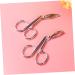 Beavorty Stainless Steel Eyebrow Tweezers & Scissors Set - Precision Hair Remover with Sloping & Flat Tip Design for Perfect Brows - Buy Online on GoSupps.com