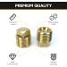 2 Pack 1/2 Inch NPT Solid Brass Boat Drain Plugs - Garboard Drain Plug for Most Boat Hulls - Buy Online on GoSupps.com