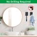 Boxing Razor Bracket Shower Hook Set - 2 Pieces Self-Adhesive Stainless Steel Multi-Purpose Towel Holder for Bathroom Bedroom & Kitchen - No Drilling Black - Buy Online on GoSupps.com