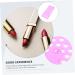 Buy 1 Set Lipstick Filling Mold - DIY Lipgloss Lip Tint Lip Balm Kits with 5 Purple Plastic Trays for Makeup | International Shipping Available - Buy Online on GoSupps.com
