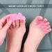 4 Pcs Toe Separator Bunion Corrector for Women Men - Toe Spacers and Straighteners - Gel Toe Separators in Blue and Pink - Buy Online on GoSupps.com