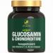 Vitactiv Natural Nutrition VITACTIV glucosamine & chondroitin 60 capsules high dose with 1200 mg glucosaminesulfaat plus vitamin C D K2 in mangaan