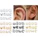 Diarypiece 12 Pcs Retro Advanced Sense Ear Bone Clip Without Pierced Metal Ear Cuff Jewelry Metal alloy - Buy Online on GoSupps.com