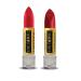 Luminous Intense & Highly Pigmented True Matte Dark Red Lipsticks Dual Set Tinted Magic Lip Color Great for Black & White Woman Professional Makeup Artist Beautician Cosmetologist