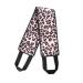 TOVINANNA Self-tanning lotion applicator with leopard print strip comfortable and practical accessory for an even and healthy tan.