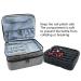 Famard Portable Nail Polish Organizer Case - Holds 42 Bottles - Double-layer Storage Bag - Grey - Buy Online on GoSupps.com