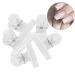 5 Pcs C Curve Nail Pinching Clips - Multifunctional Plastic Bulldog Clips for DIY Manicure & Nail Art - Buy Online on GoSupps.com