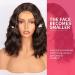 Porsmeer Brown Short Bob Curls Wig for Women | Natural Synthetic Hair Lace Front Party Costume Wig | Dark Brown Midrange Style - Buy Online on GoSupps.com