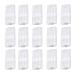15PCS 15ml Clear Empty Plastic Deodorant Containers 0.5 Oz New Empty Oval Lip Balm Tubes Containers for Lipstick Crayon Chapstick DIY Make Your Own Deodorant Cream Lotion Bar 15 Pcs Clear