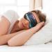 Lake & Sunset Print Unisex Eye Mask | Soft Light-Blocking Sleep Mask for Comfortable Rest - Buy Online on GoSupps.com