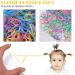 Buy HanyoSheng Mini Hair Ties 1000 Multi-Colored Elastic Rubber Hair Bands for Girls & Women | Perfect for Fine Hair & Ponytails - Buy Online on GoSupps.com