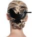 Hair pin with black raven hair clip crow Halloween hair clip bat hair needle metal hair needle raven gothic hair jewelry retro hair sticks hairpin hair jewelry (crow)