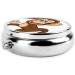Cute Monkey Print Mini Round Pill Box | 3 Compartment Medicine Organizer | Portable Travel Pill Case for Home & Office - Buy Online on GoSupps.com