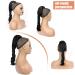 KRSI 14 Spiral Curl Short Drawstring Ponytail Extension for Black Women - Curly Black Hair Wavy Clip in Ponytail Extension (1B) - Buy Online on GoSupps.com