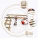 CULER Bird Wooden Ladder Rocking Perch Climbing Stairs Budgie Cage Toy Pet Supplies (32 * 7cm) - Buy Online on GoSupps.com